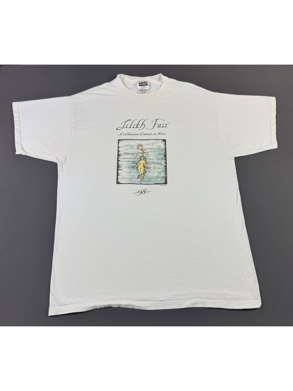 Rare Vintage 90s Lilith Fair 1998 Celebration Women Music Tultex Promo Concert T